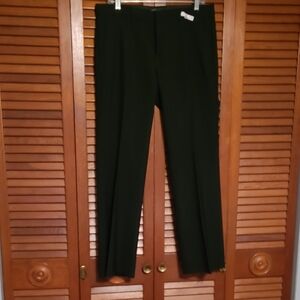 Sz 10P Banana Republic Black Dress Pants Straight Leg